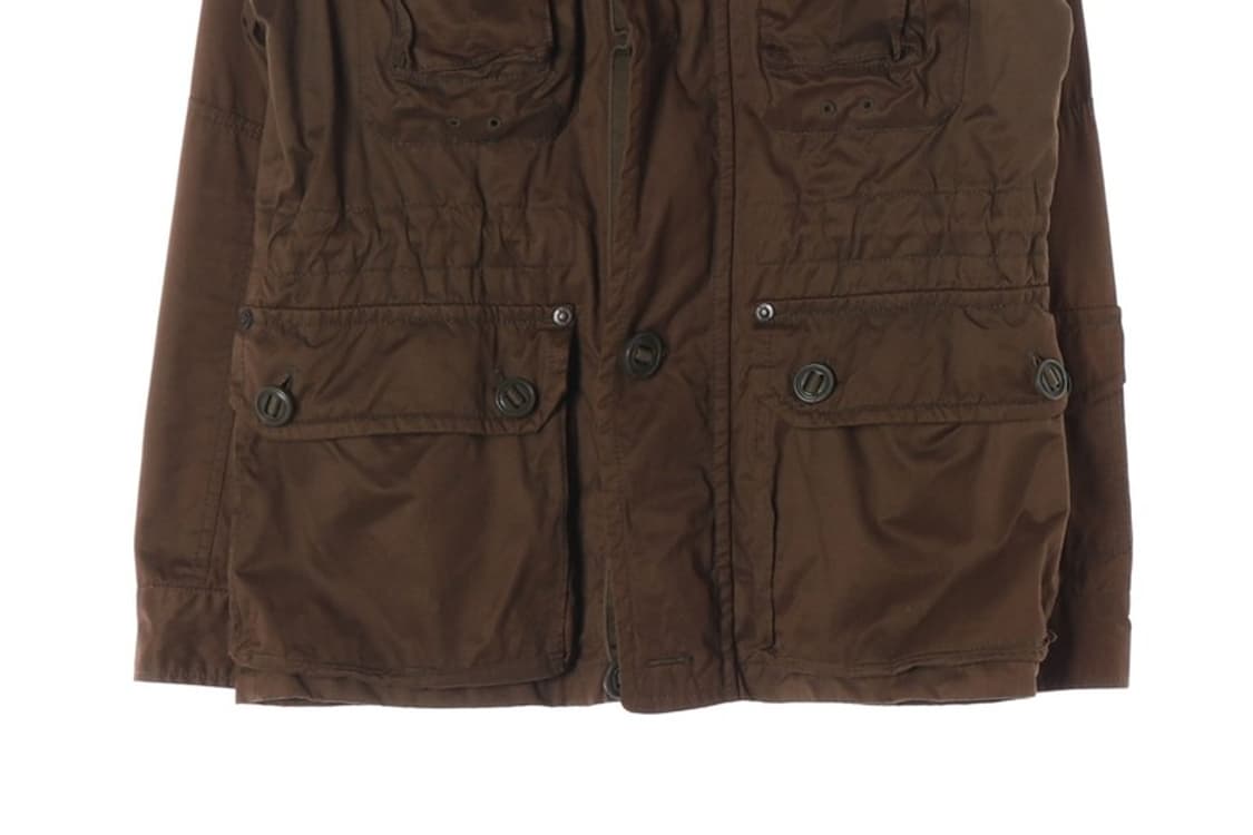 Whoau & Dream 빈티지 브라운 필드 사파리 자켓 L 상품이미지5