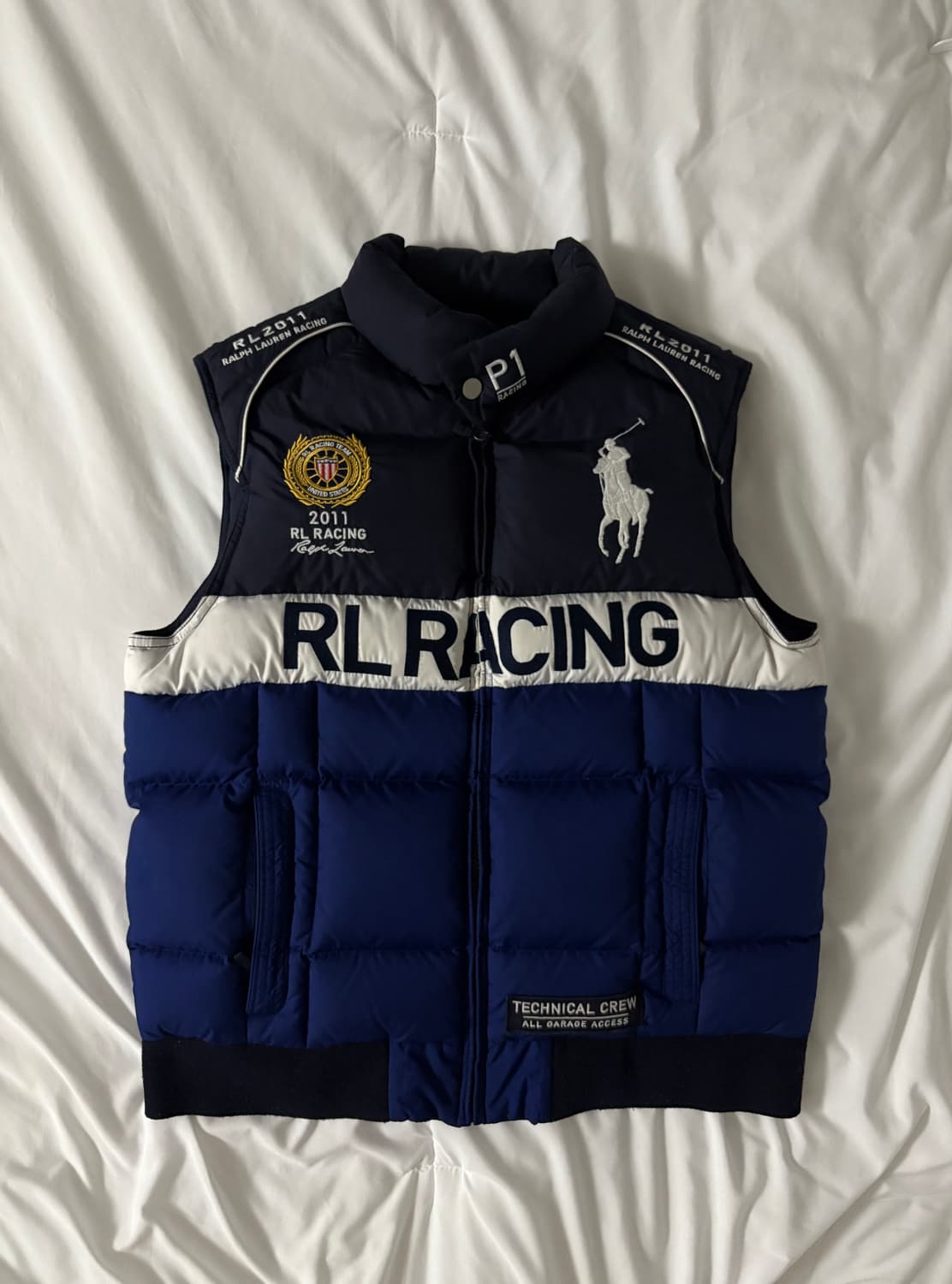 폴로 빅포니 레이싱 조끼 패딩 상품이미지1