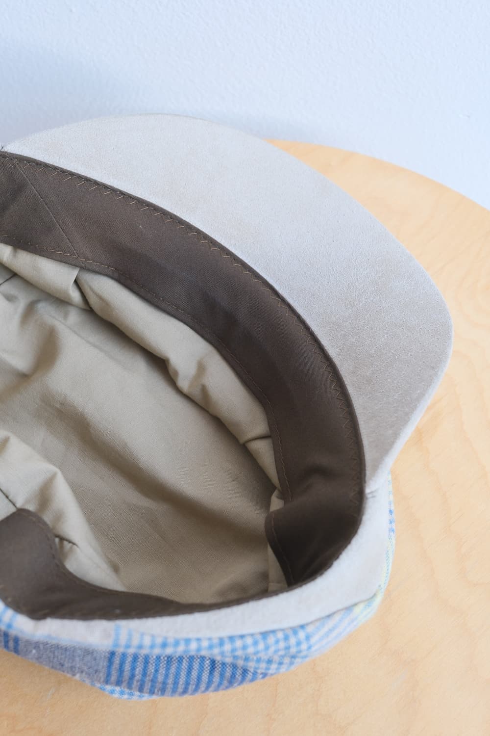 Check suede cap 상품이미지7