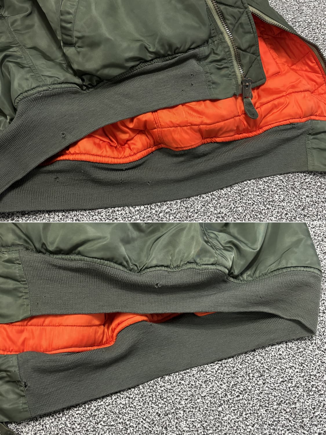 60s 오리지널 ma-1 자켓 D타입 상품이미지8