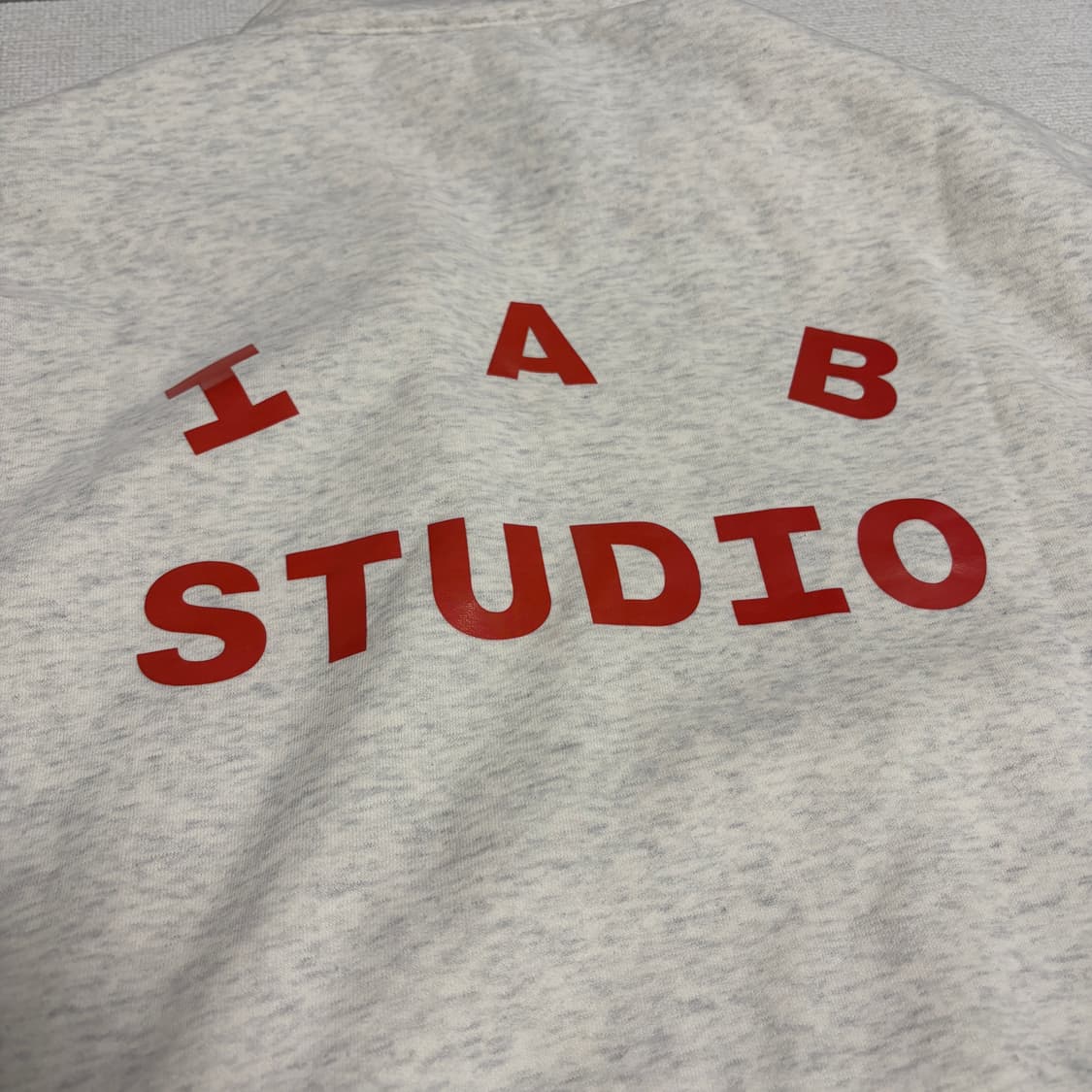 M) IAB Studio 멜란지 버건디 하프집업 상품이미지7