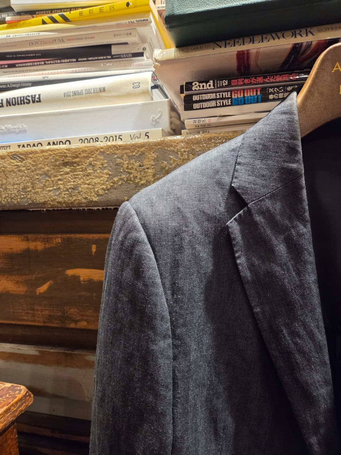 아르마니 꼴레지오니 린넨자켓 상품이미지4