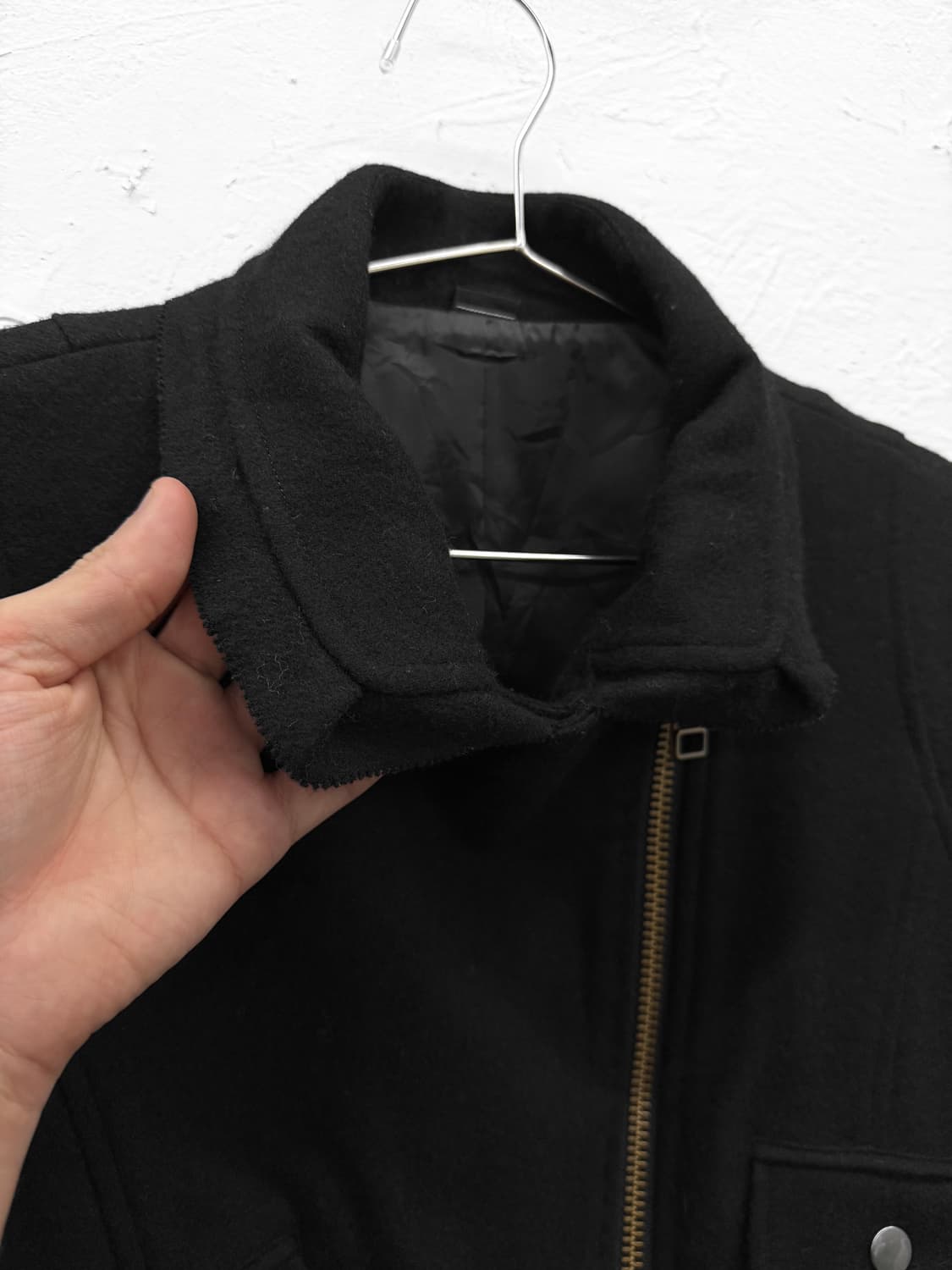 intellection 울 집업 자켓 상품이미지2