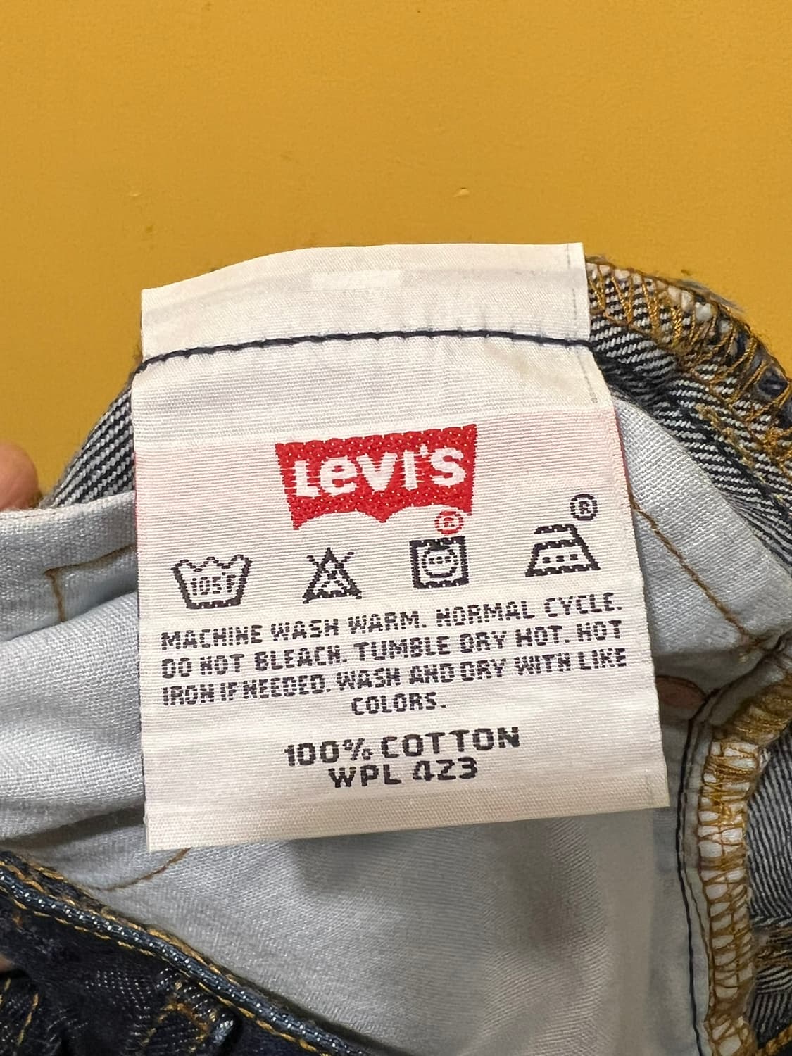 00's [32x32] 리바이스 501 스트레이트 핏 생지 데님 팬츠 상품이미지8