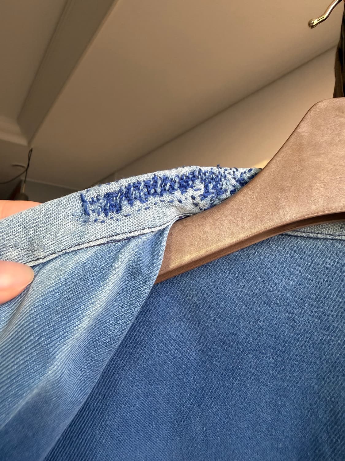 50s-70s 오리지널 프렌치 사시코 페이딩 워크자켓 상품이미지5