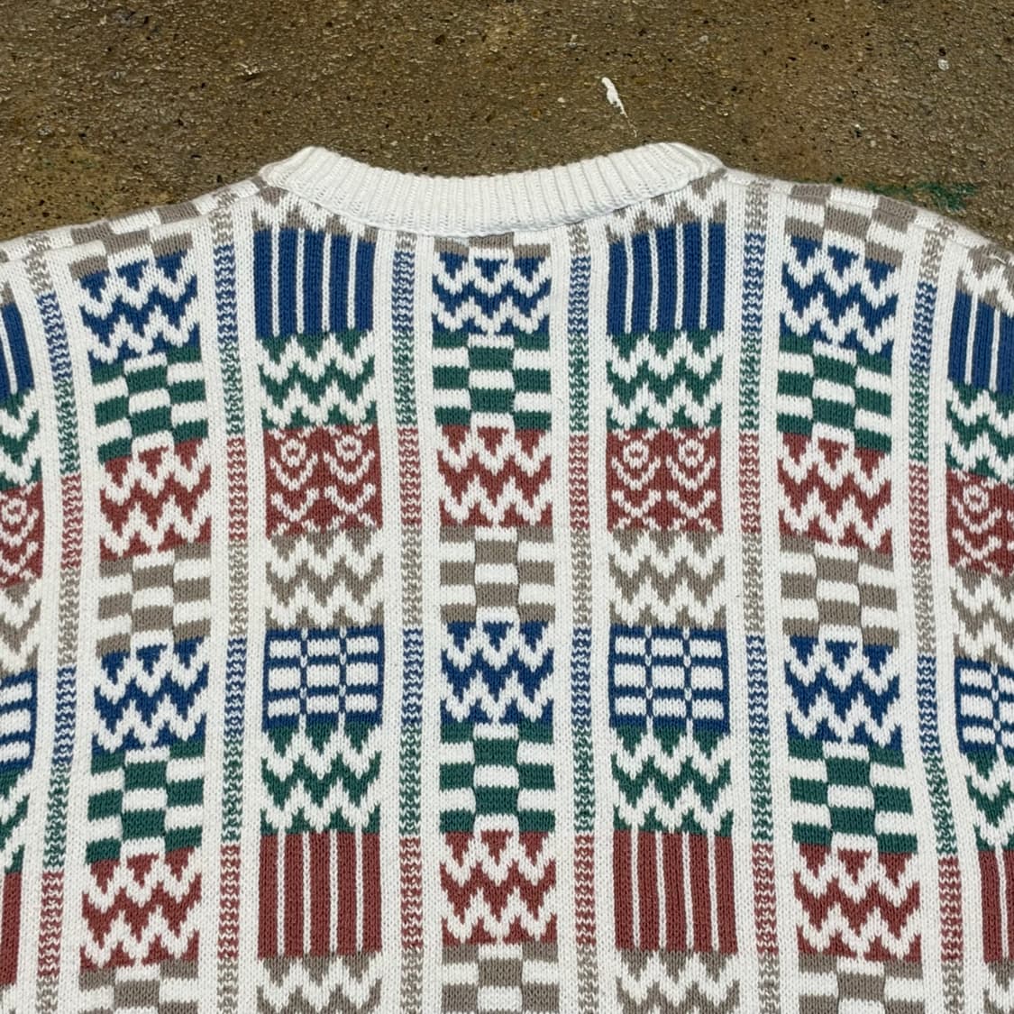 90s Made in USA 빈티지 코튼 니트 상품이미지9