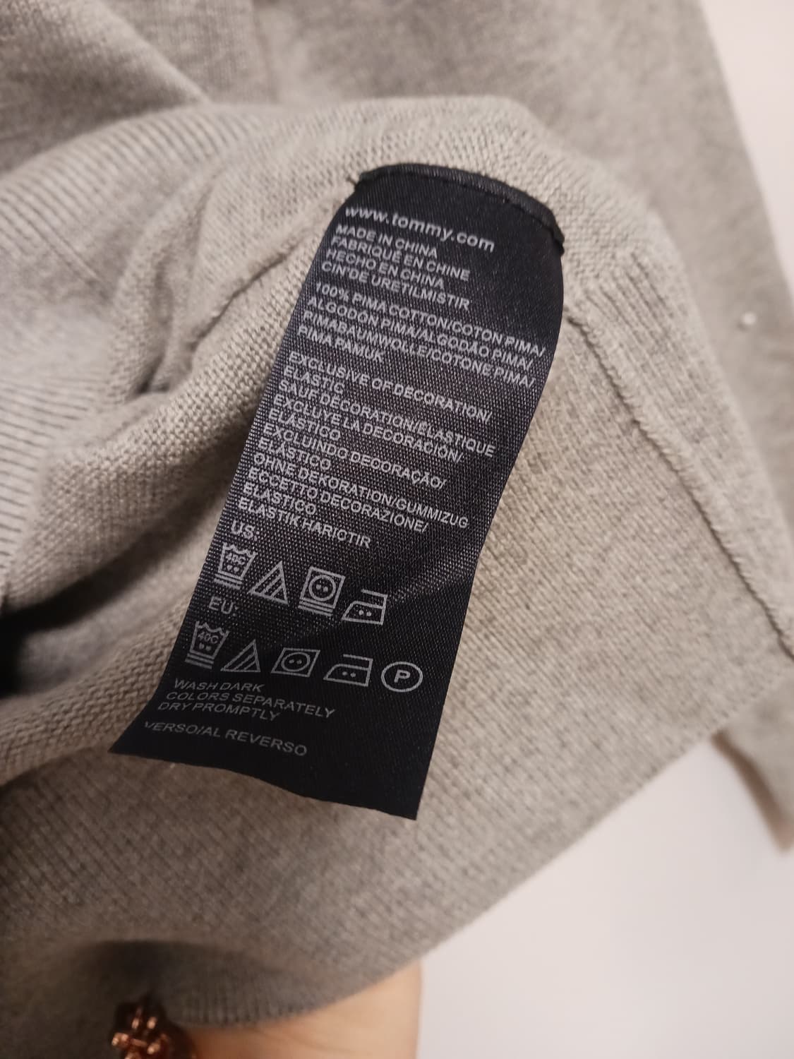 타미힐피거 자수로고 긴팔니트 상품이미지4