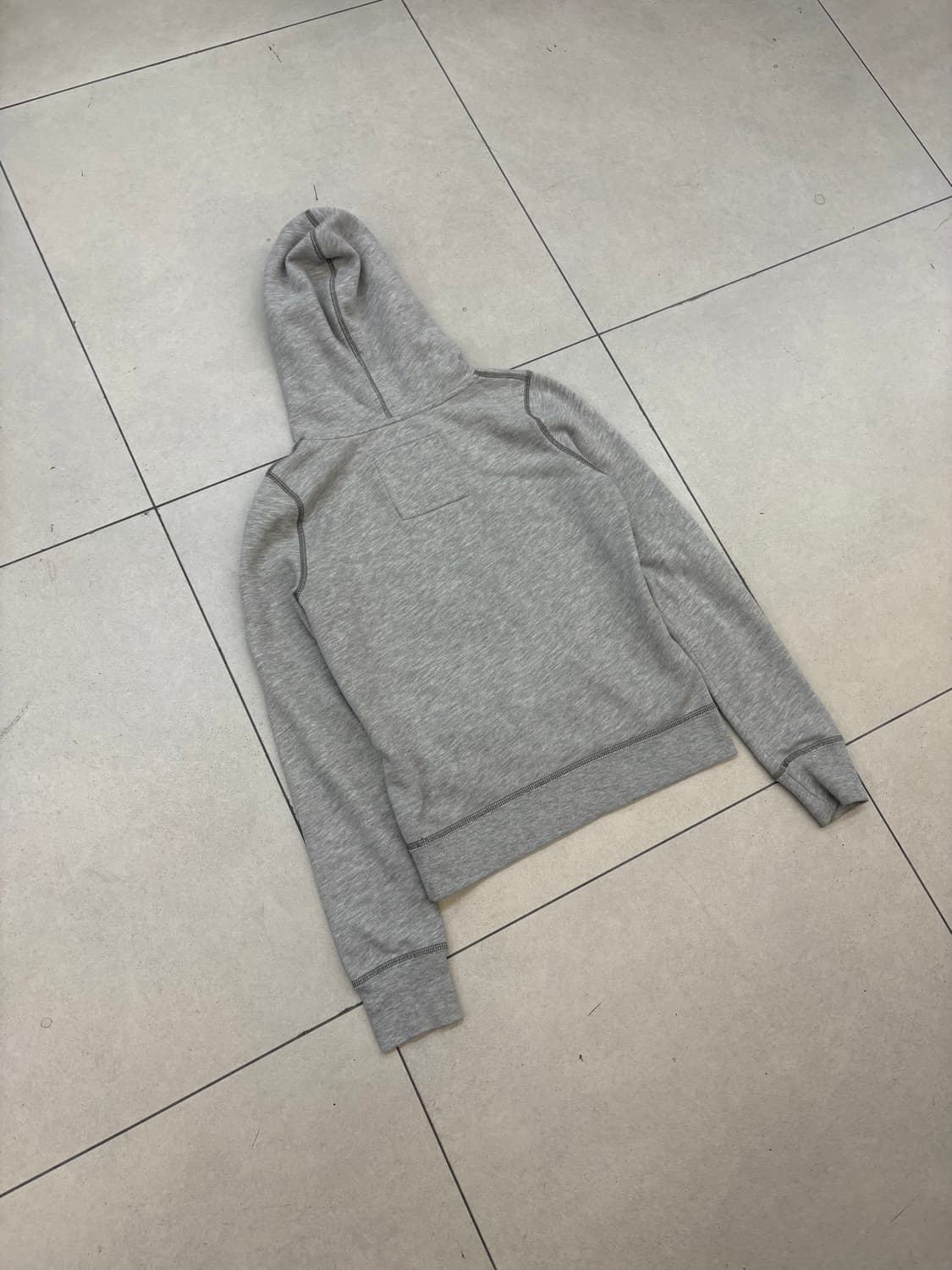 홀리스터 브이넥 그레이 후드티 상품이미지6