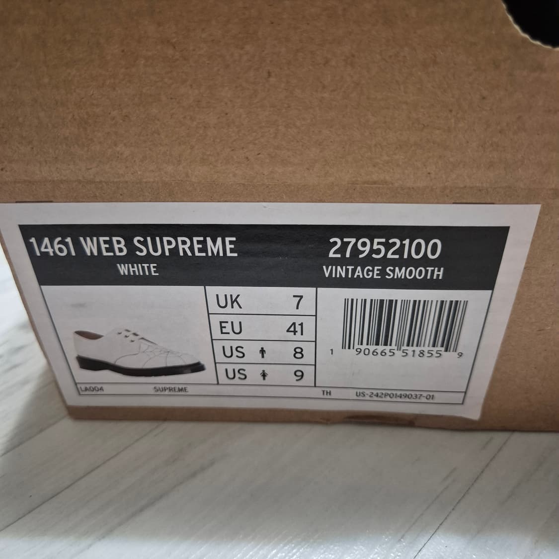 닥터마틴 슈프림 스파이더웹 us8 상품이미지9