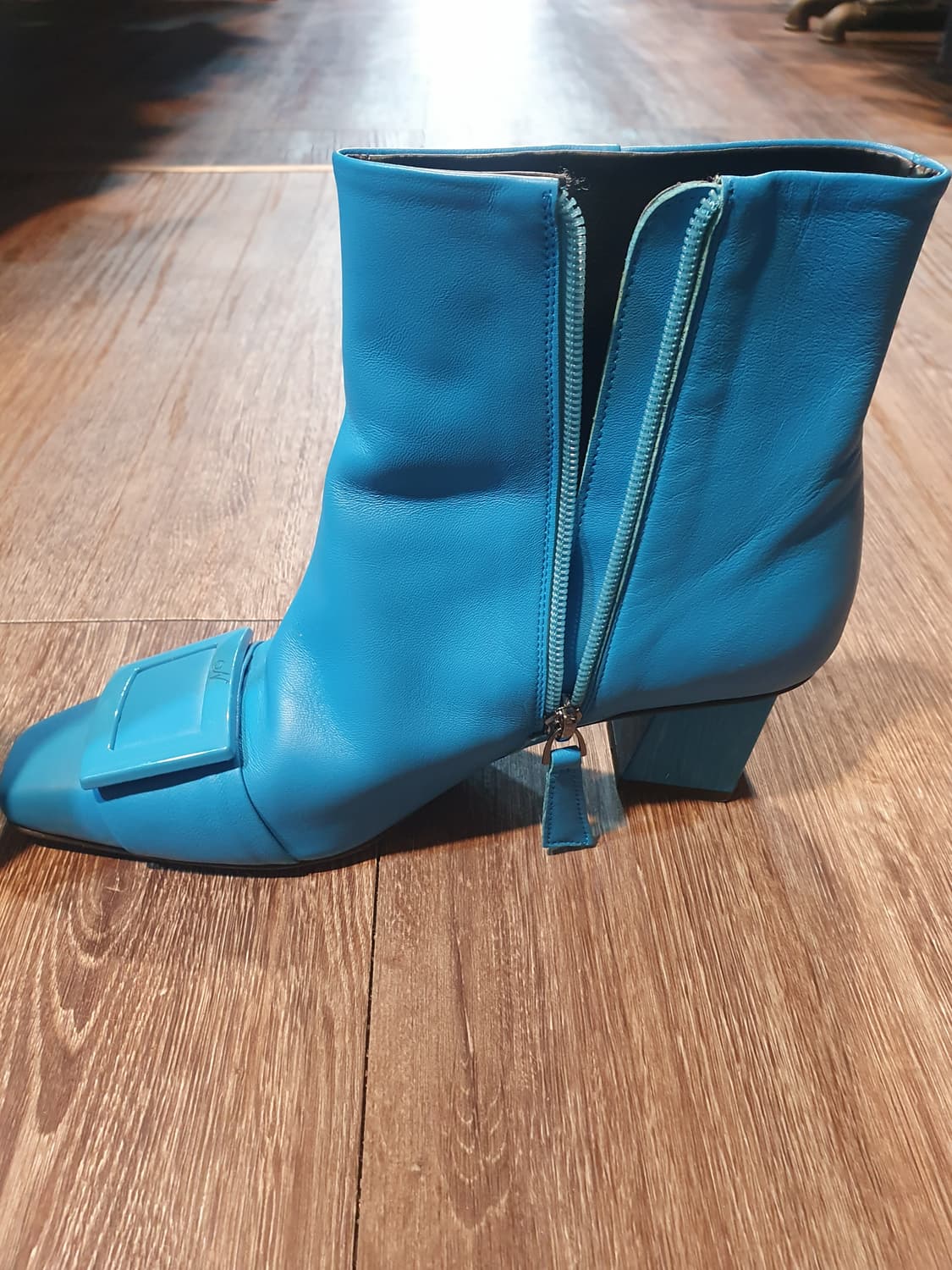 나무하나 파란색 앵클 부츠 240mm 상품이미지4