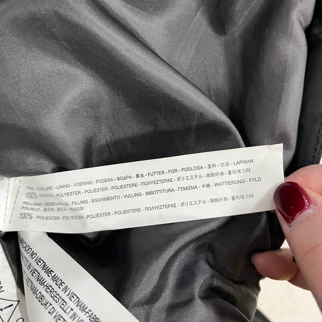 [S] 자라 데님 패딩 조끼 베스트 0105M1 상품이미지5