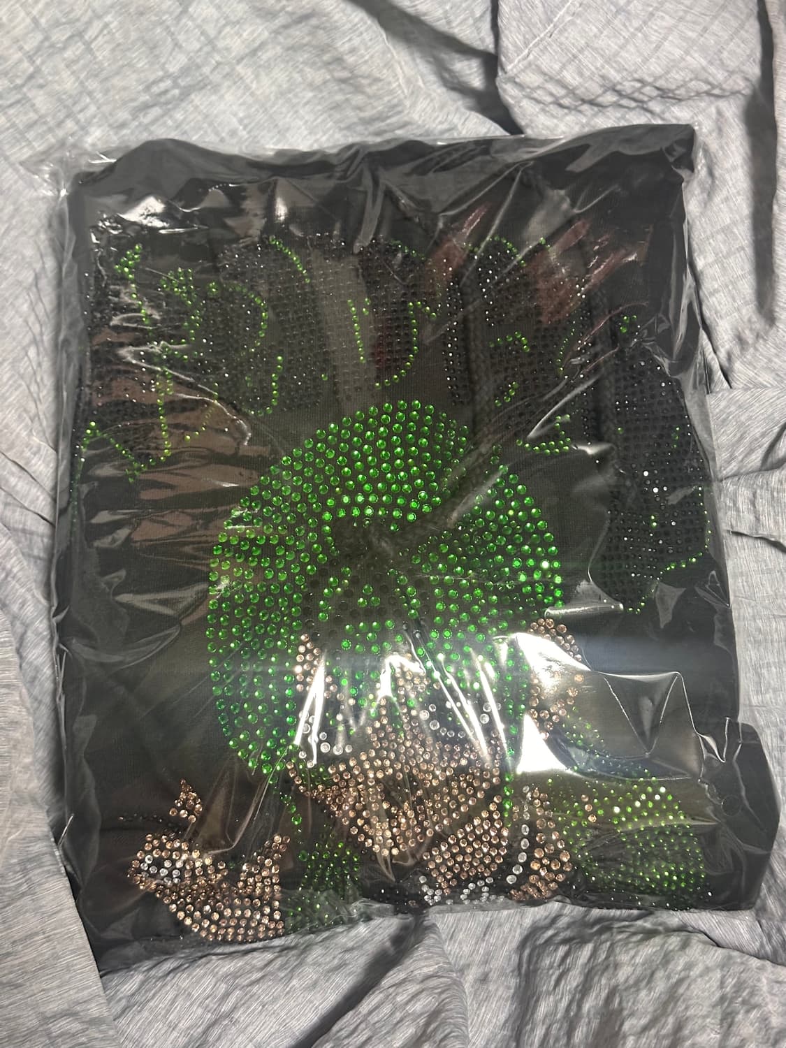 준이나가와x나이트클럽 스왈로브스키 후드티 블랙 상품이미지1