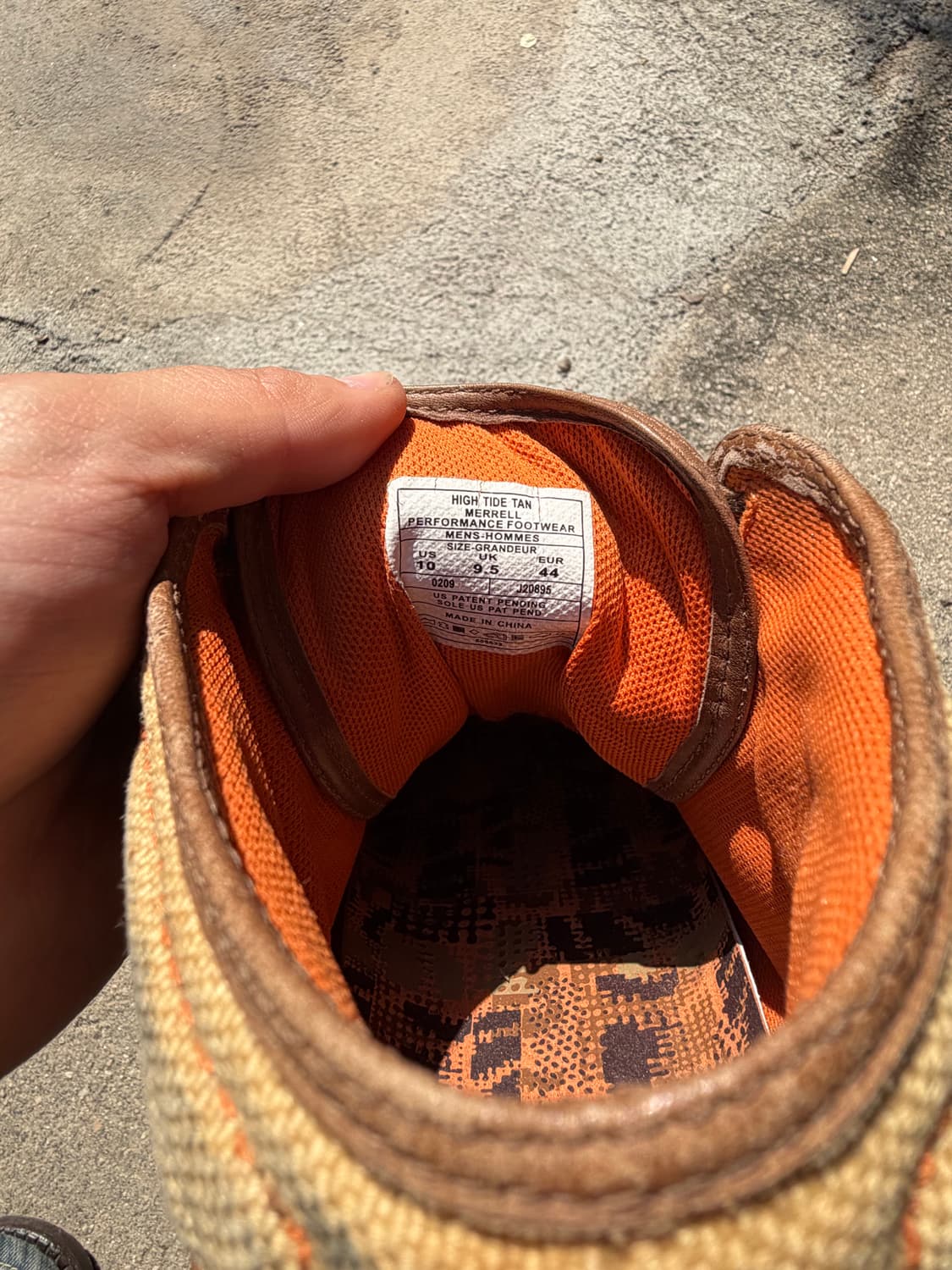 Merrell 하이탑 캔버스 레더 스니커즈 상품이미지9