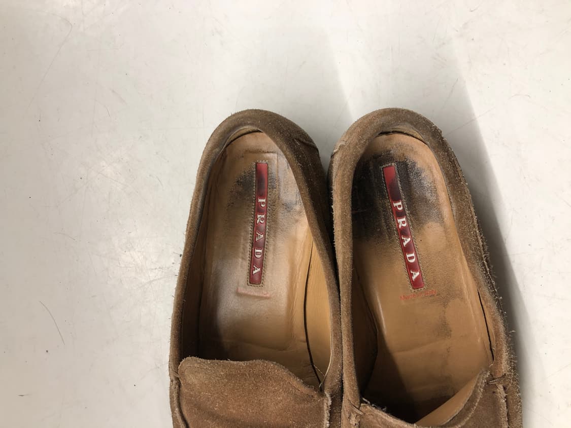 Prada 스웨이드 로퍼 UK7.5 상품이미지4