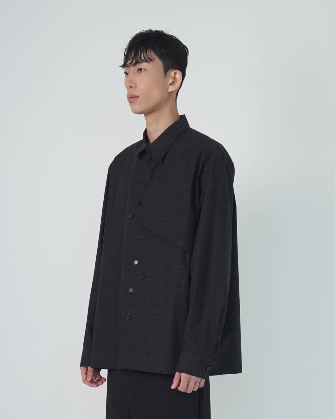 YOSUK Flap shirts (Black) – 1사이즈 상품이미지2