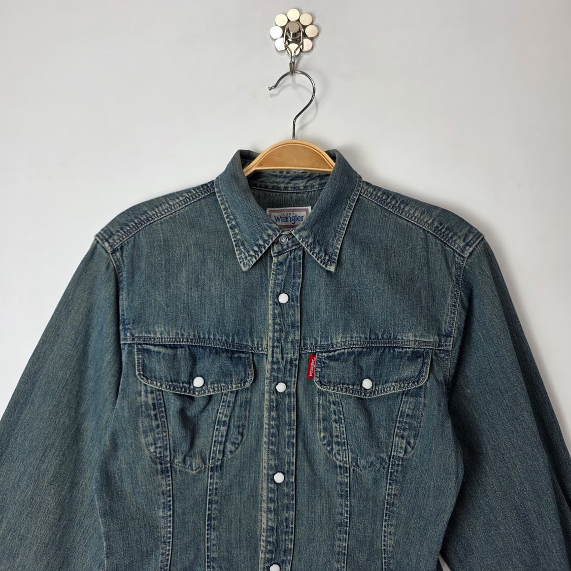  wrangler 데님 남방 상품이미지2