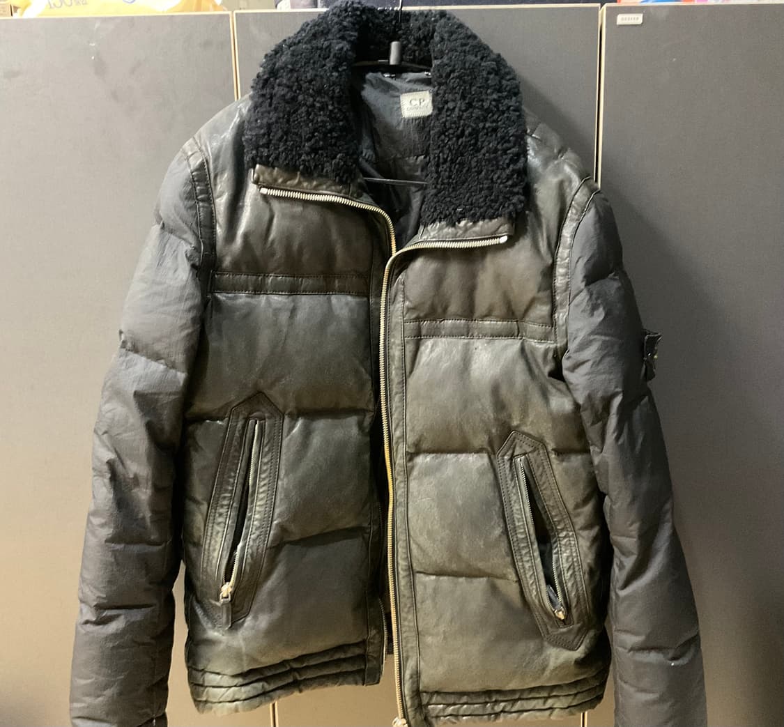 CP 컴퍼니 레더 퀼팅 자켓 (100) 상품이미지3