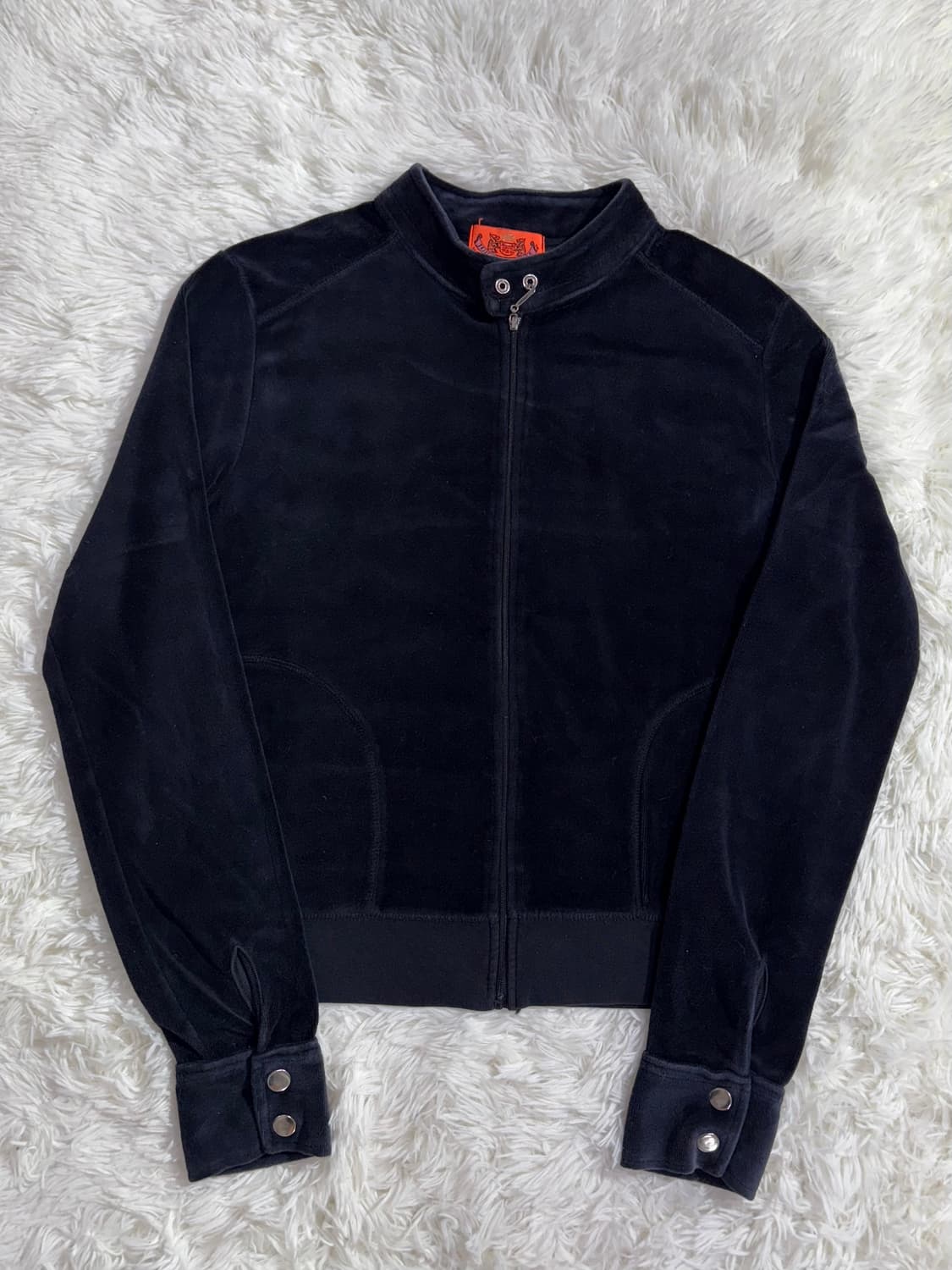 쥬시꾸띄르 블랙 벨벳 집업  상품이미지3