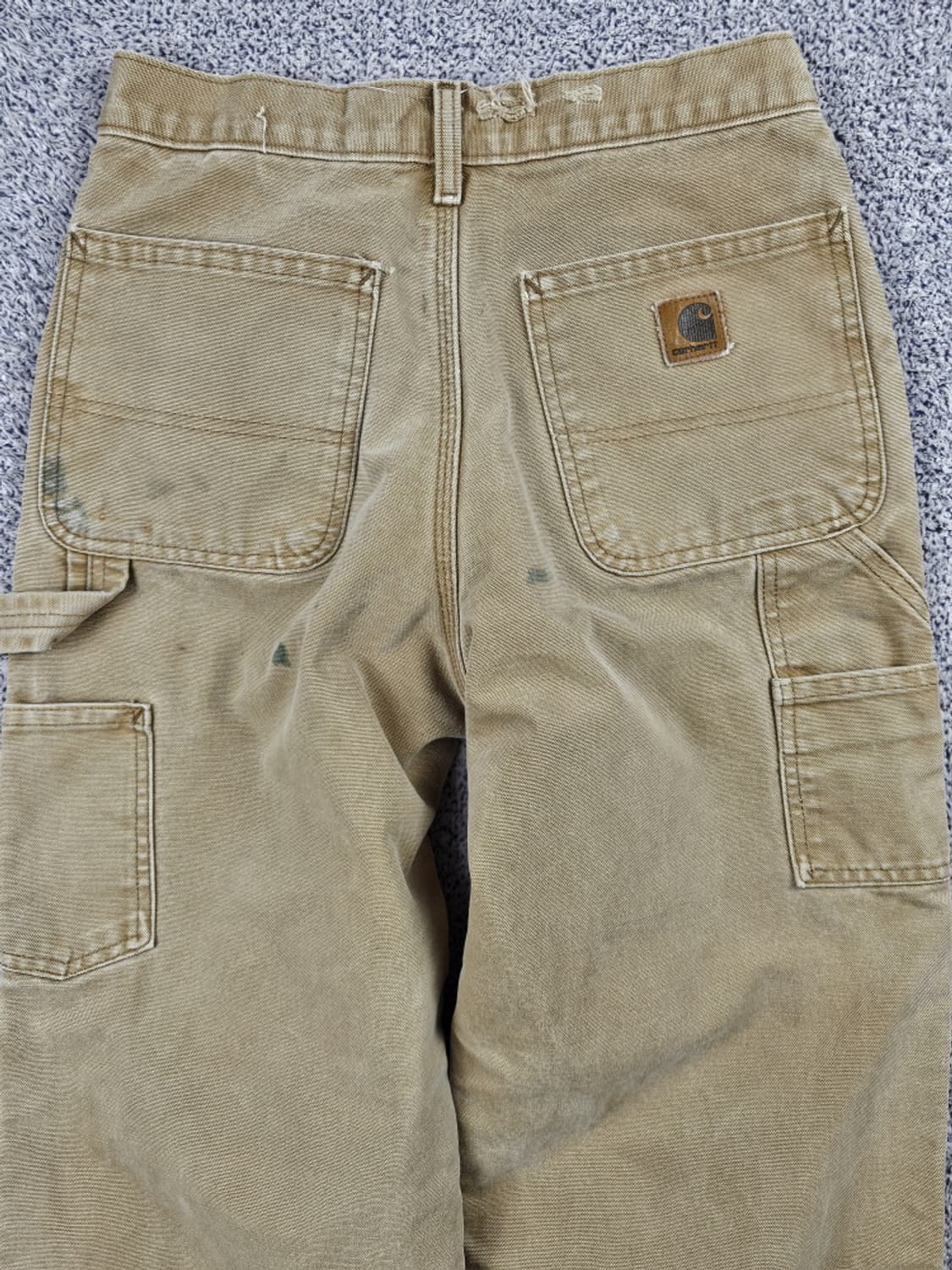 칼하트 헤비 플란넬 캔버스 카펜터 워크 팬츠 (24"추정) / 10520 상품이미지9