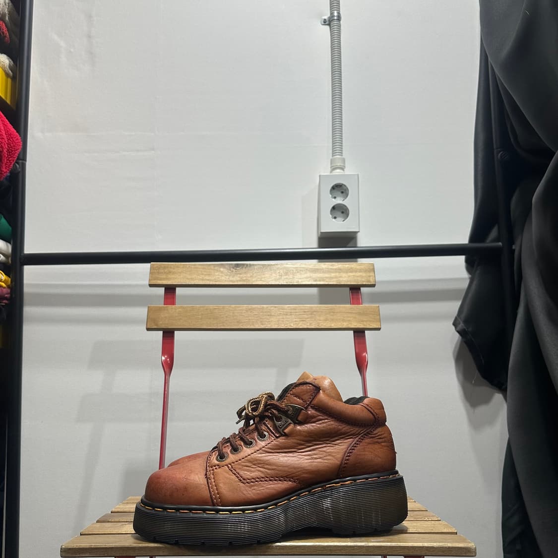 UK6 250) 닥터마틴 부츠 처키 워커 브라운 made in UK 상품이미지4