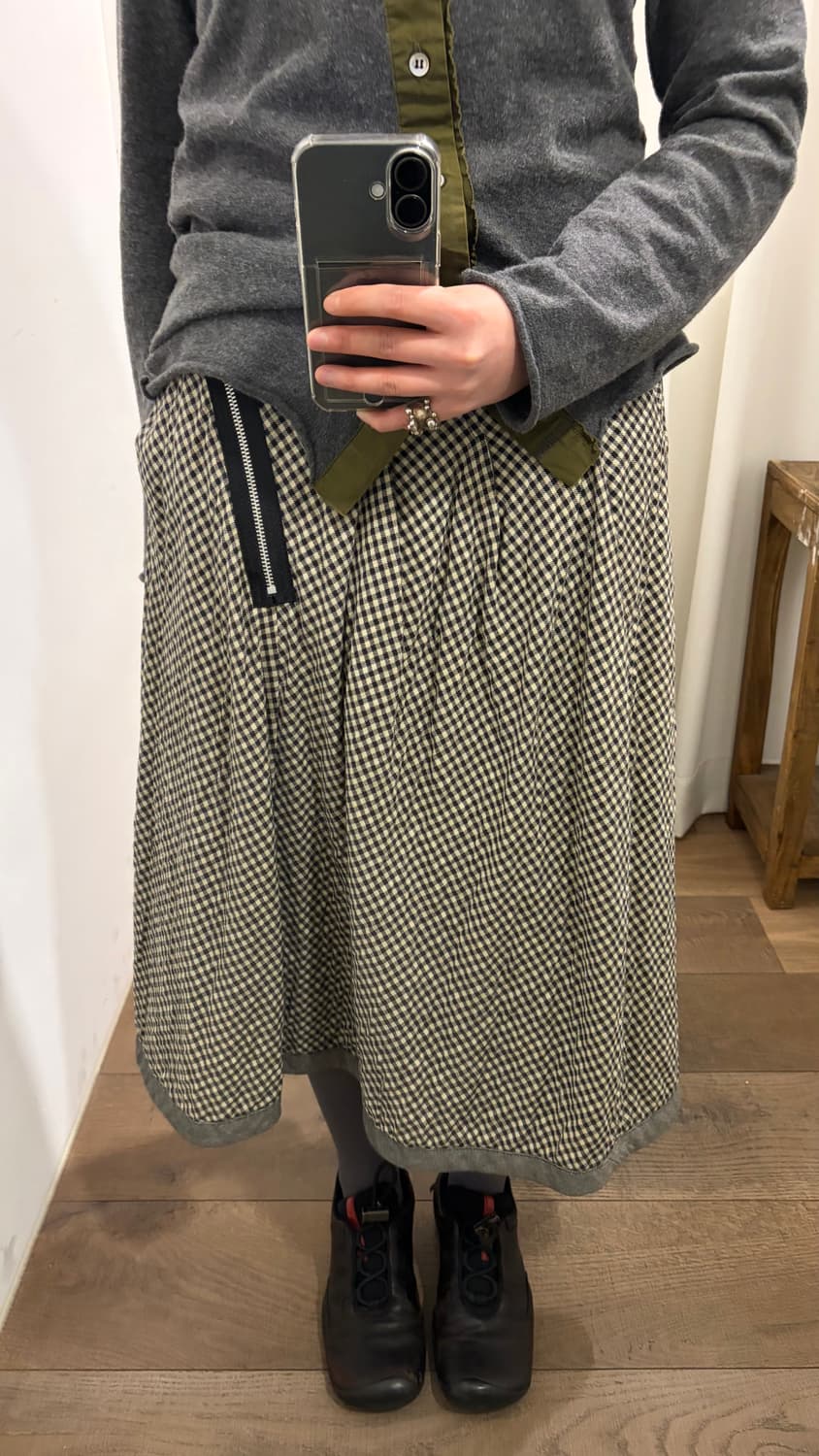 Transformed Pleats Zipper Skirt 상품이미지3