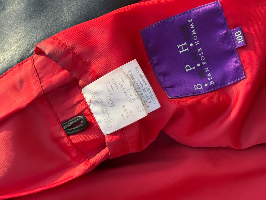 00s BPH 양가죽 싱글레더 가죽자켓 상품이미지7