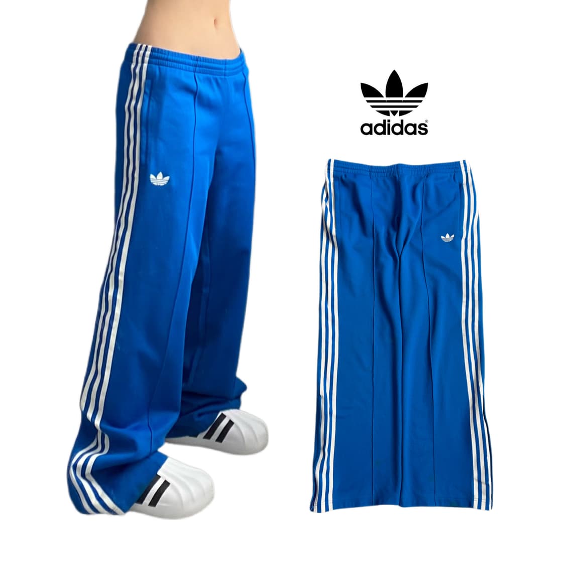 아디다스 파이어버드 삼선 올드스쿨 와이드 트랙팬츠 상품이미지1
