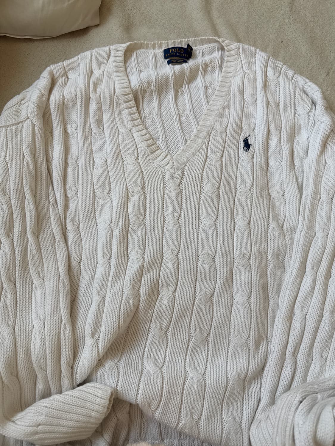 폴로 니트 v넥 상품이미지2