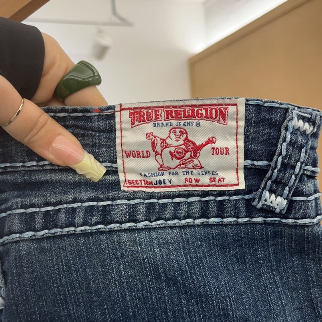 트루릴리전 조이 올드스쿨 레트로 스티치 데님팬츠 28인치 C08027 상품이미지5