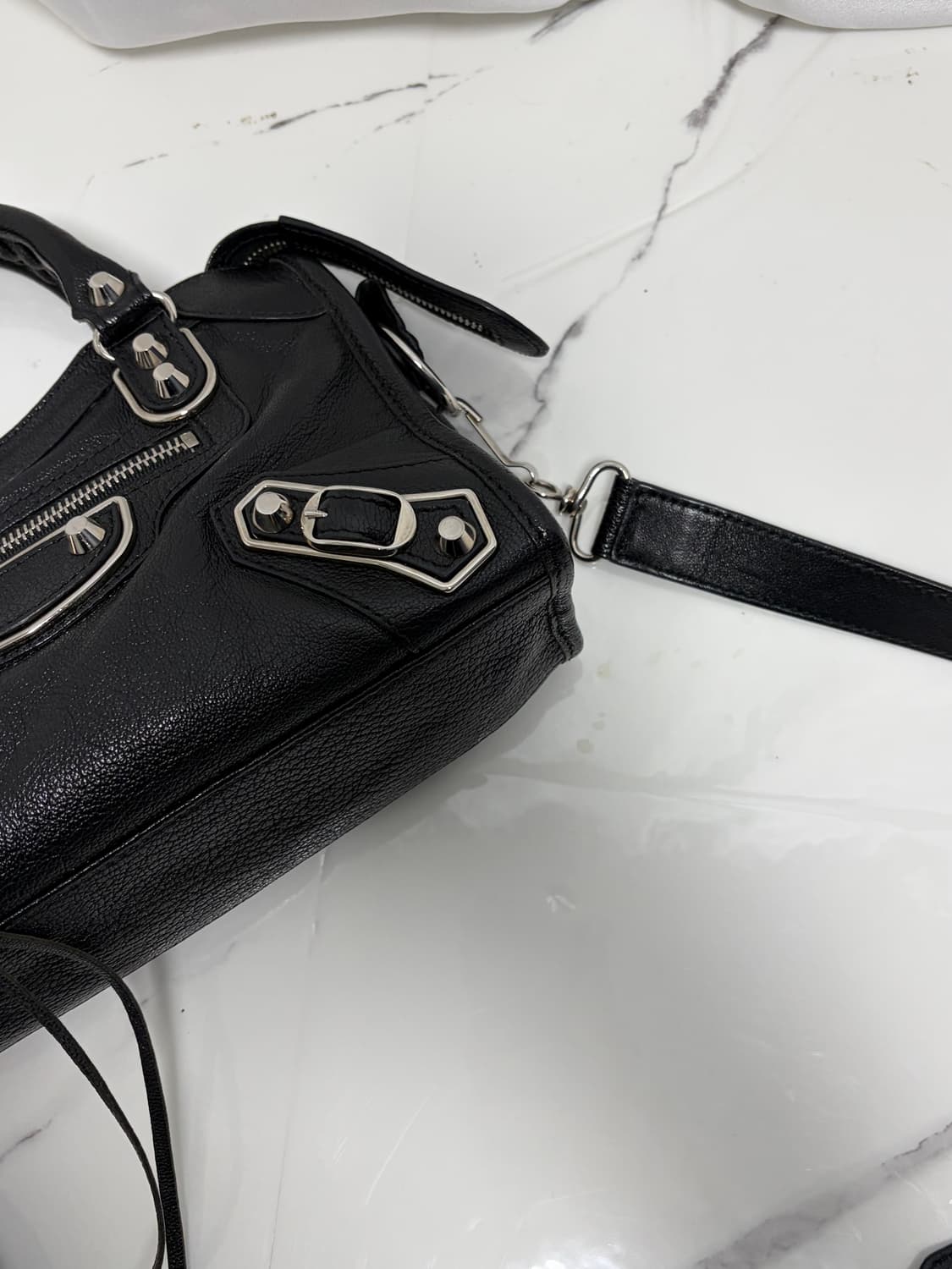 (정품) 발렌시아가 모터백 미니 블랙 상품이미지3