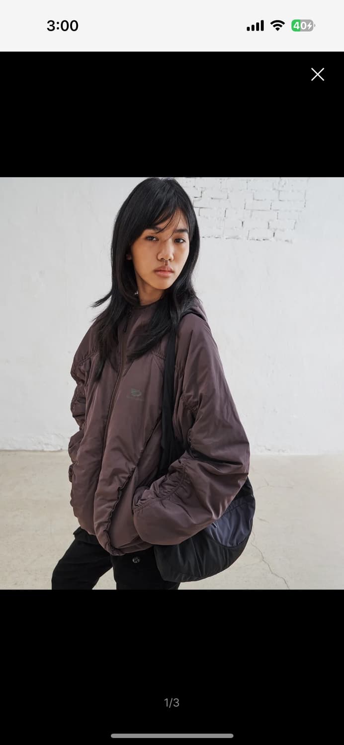 웰빙익스프레스 패디드 자켓 브라운 M 상품이미지1