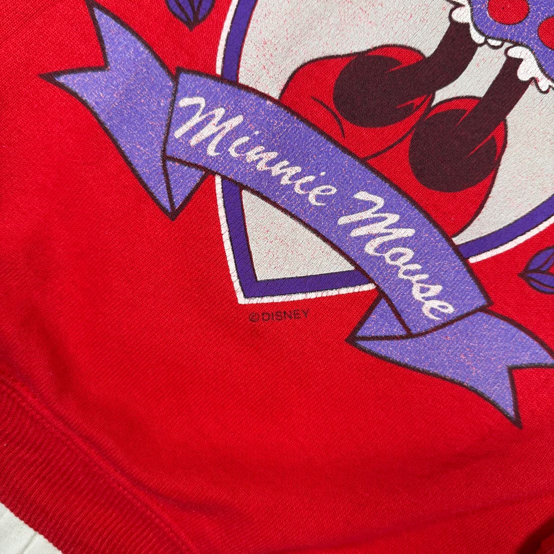 90s 헤인즈 USA 디즈니 미니마우스 스웻셔츠 맨투맨 상품이미지3
