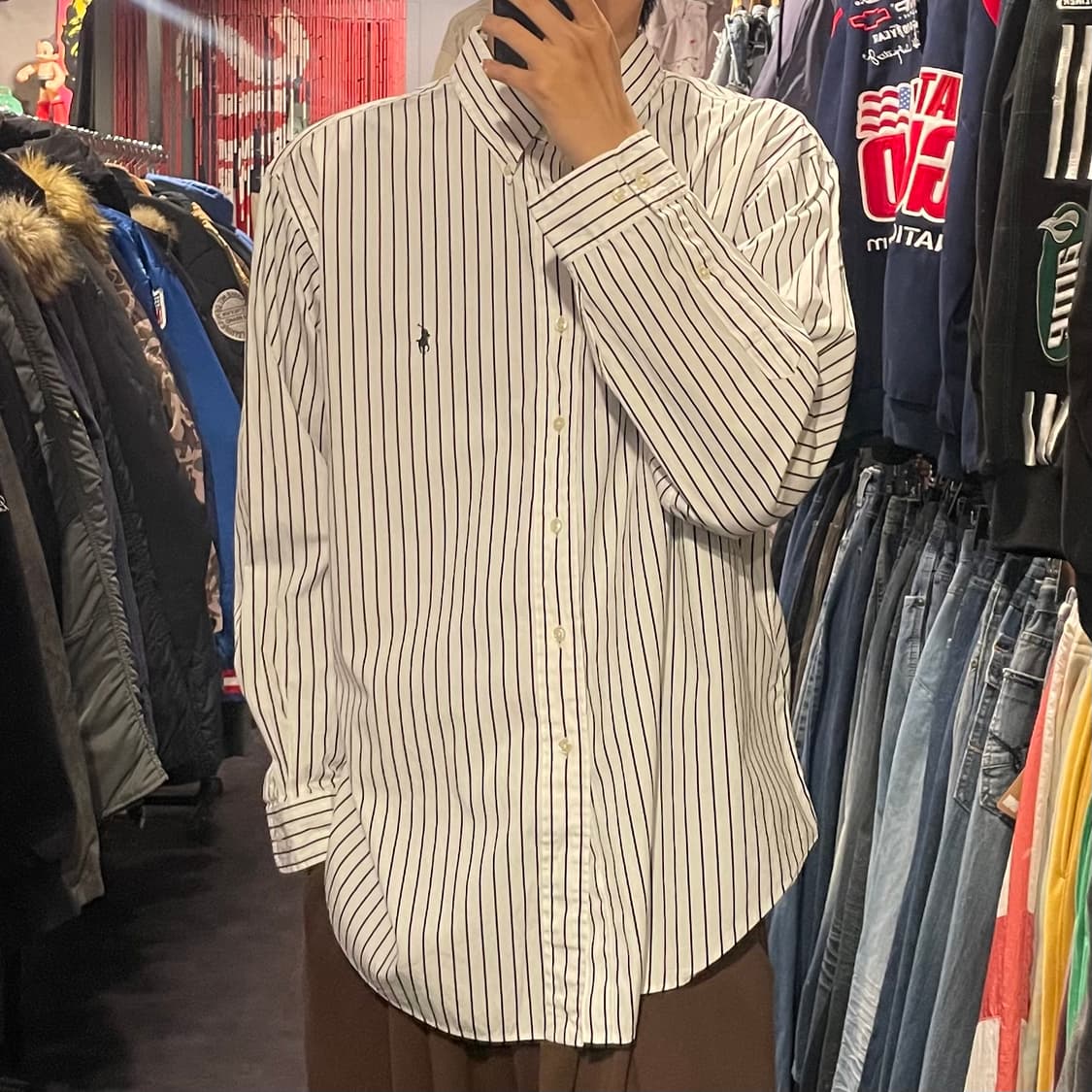 [IM] 폴로 랄프로렌 펜슬 스트라이프 블랙 상품이미지5