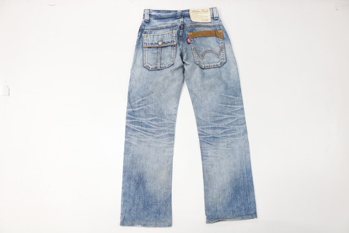 EDWIN 에드윈 블루트립 빈티지 카고 디테일 데님 팬츠 (28) 상품이미지7