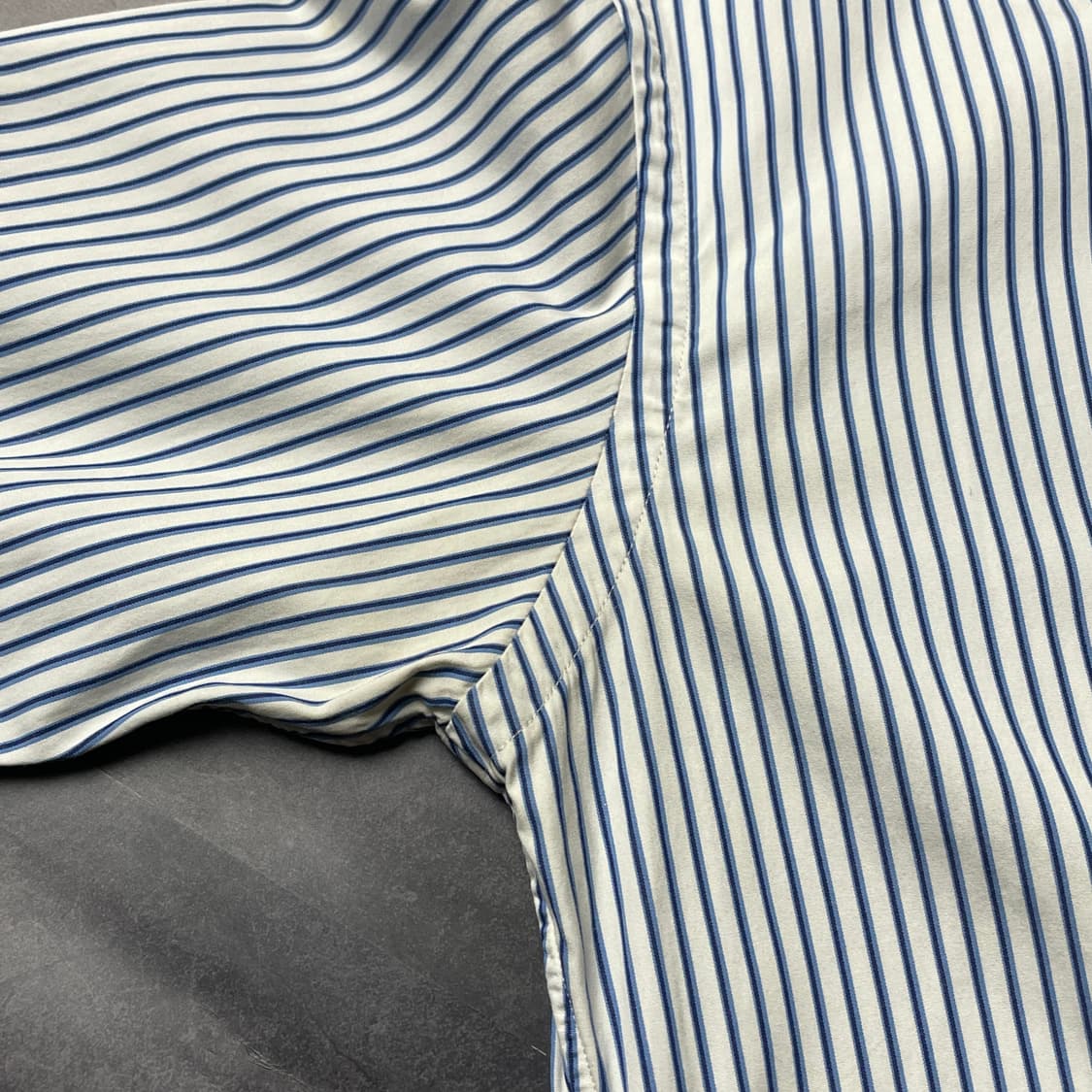 RALPH LAUREN 랄프로렌 블루 스트라이프 코튼 셔츠 A00419 상품이미지9