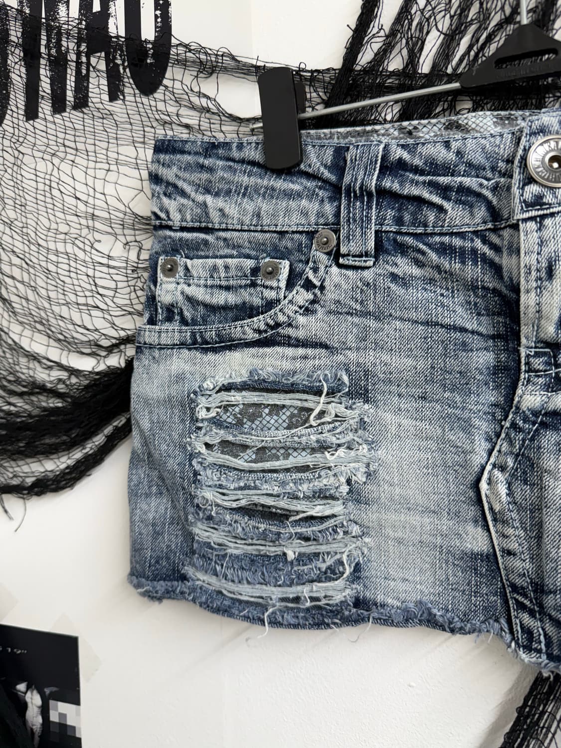 CUSTOMED) denim skirt 청치마 상품이미지4
