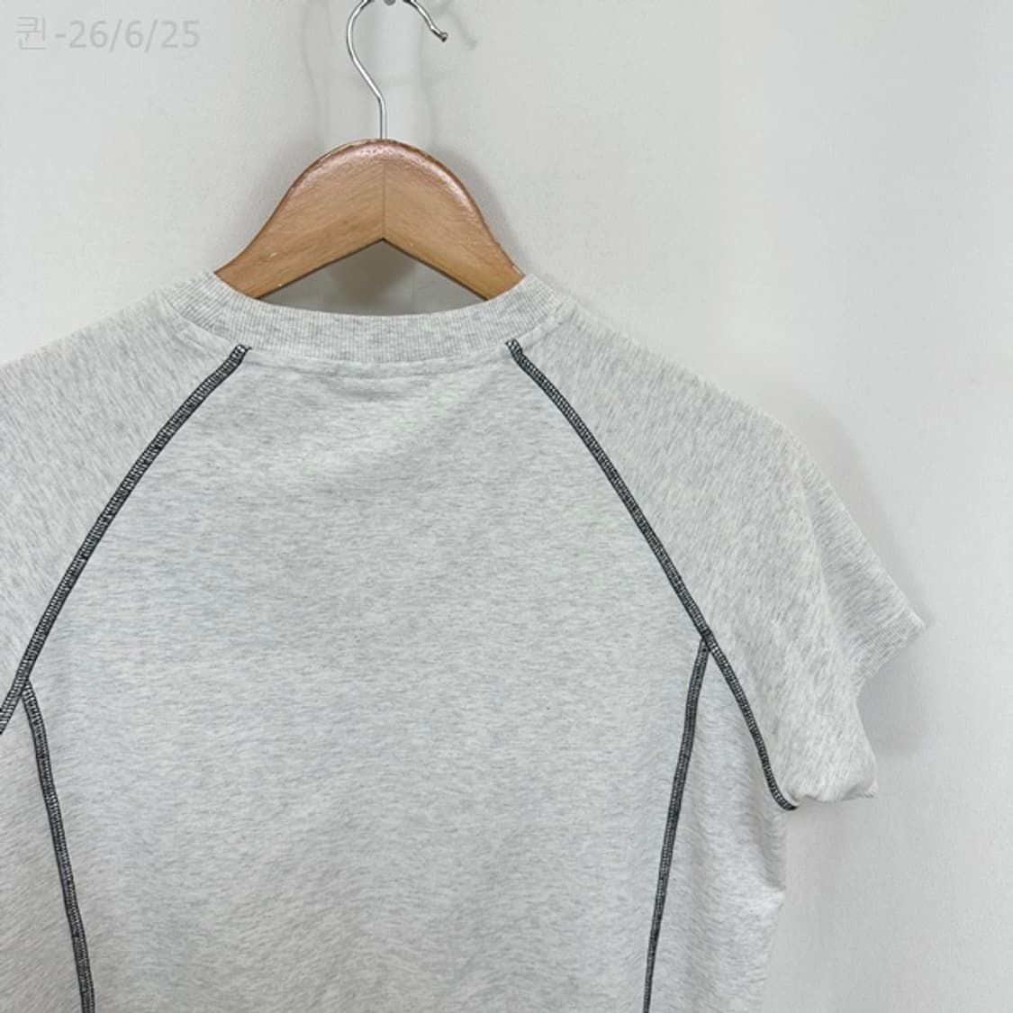 코드그라피 여자 스판 크롭 반팔티 S 상품이미지7