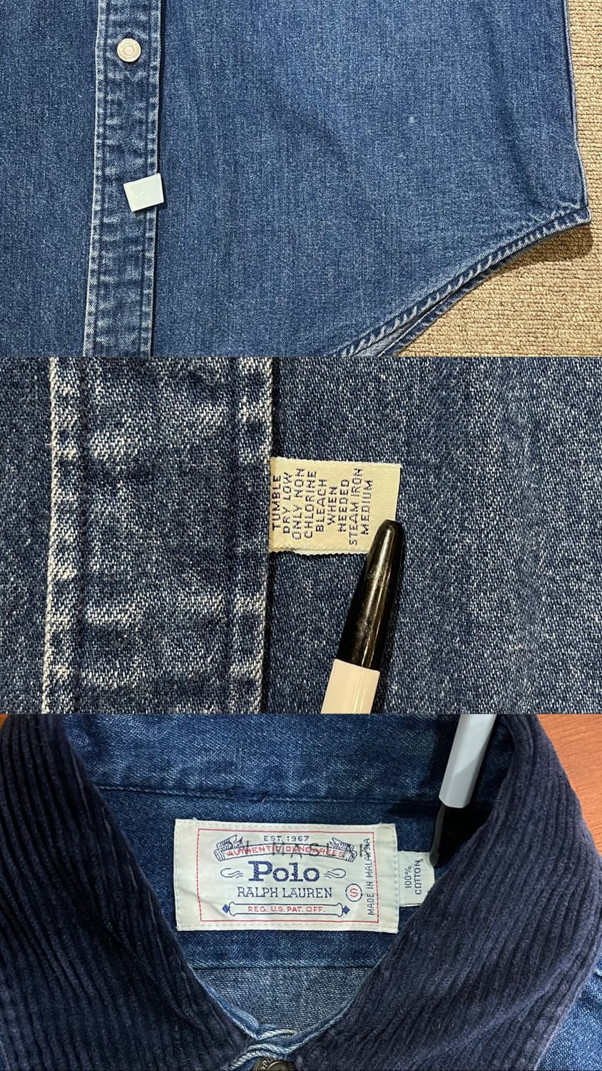 (S) POLO 폴로 랄프로렌 데님 셔츠 상품이미지10