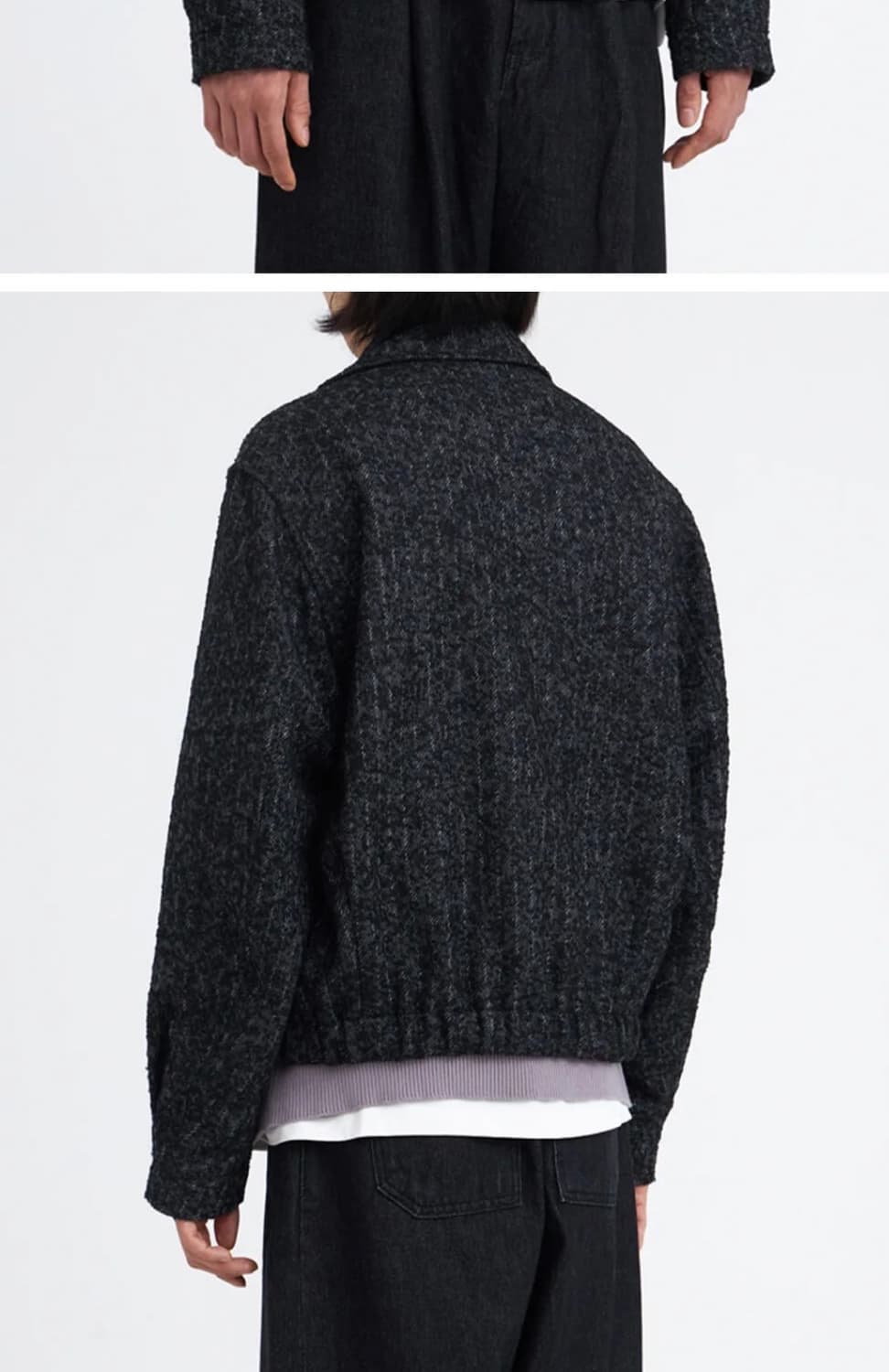 유스 YOUTH MK3 Jacket charcol malange 상품이미지8