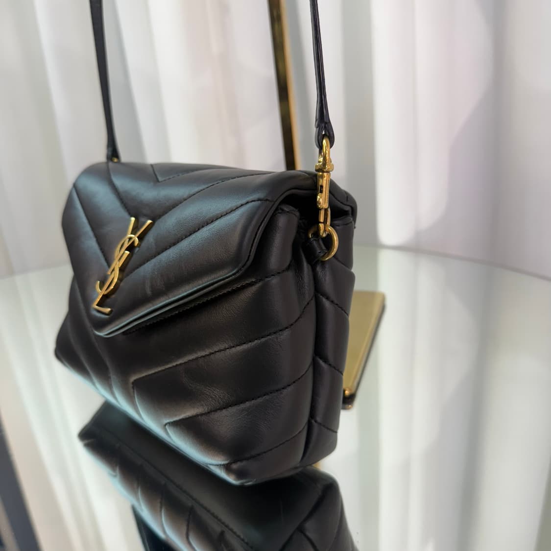 [정품] 입생로랑 루루 금장 토이백 크로스백 상품이미지6