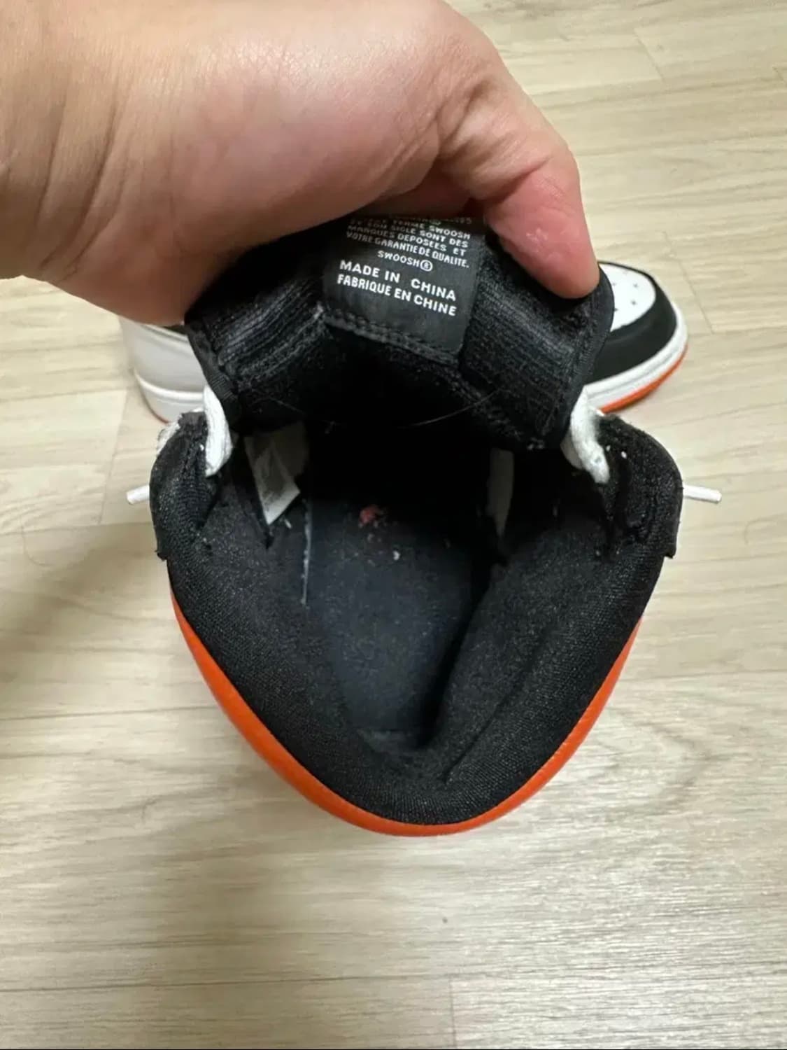 [280] 조던 1 레트로 하이 OG 일렉트로 오렌지 상품이미지7