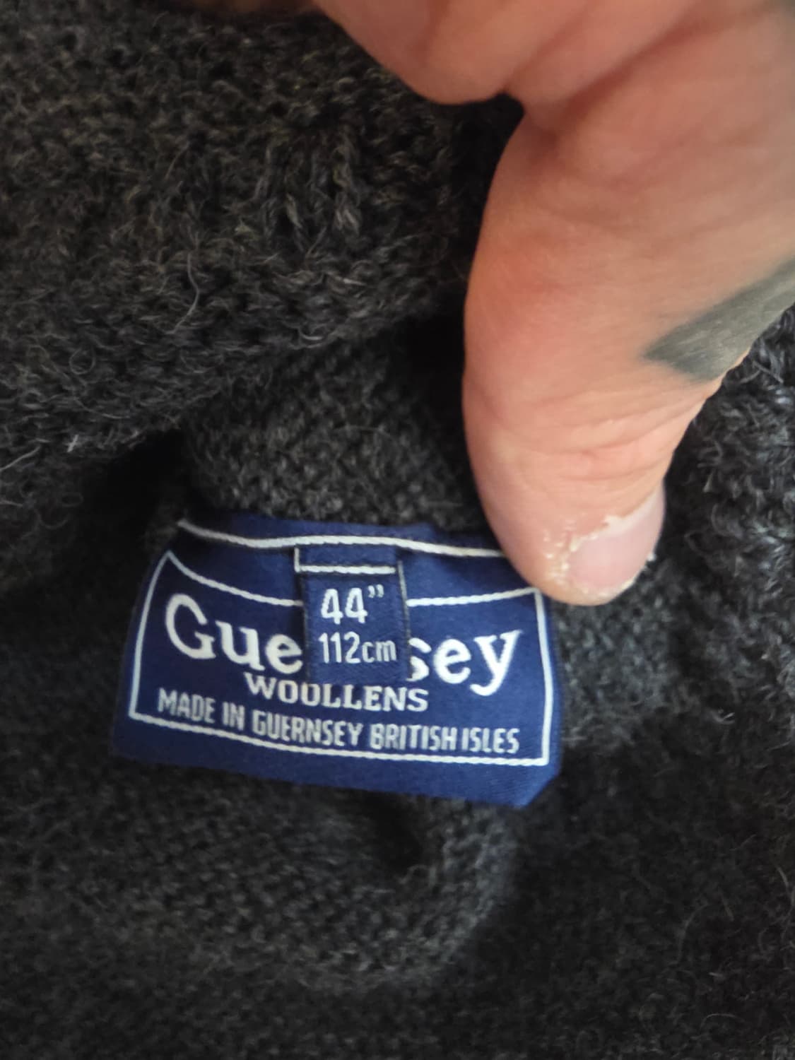 건지울른스 100% 퓨어울(양모) 스웨터105 상품이미지6