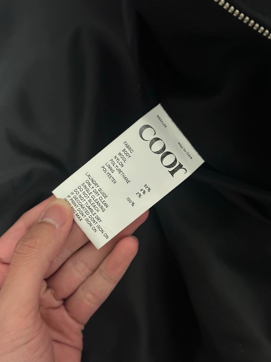 (M)쿠어 울 바시티 자켓 상품이미지4