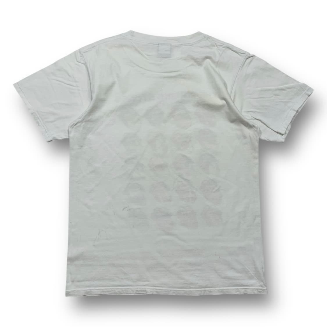 롤링 스톤스 로고 내셔널 플래그 화이트 밴드 반팔티 상품이미지3