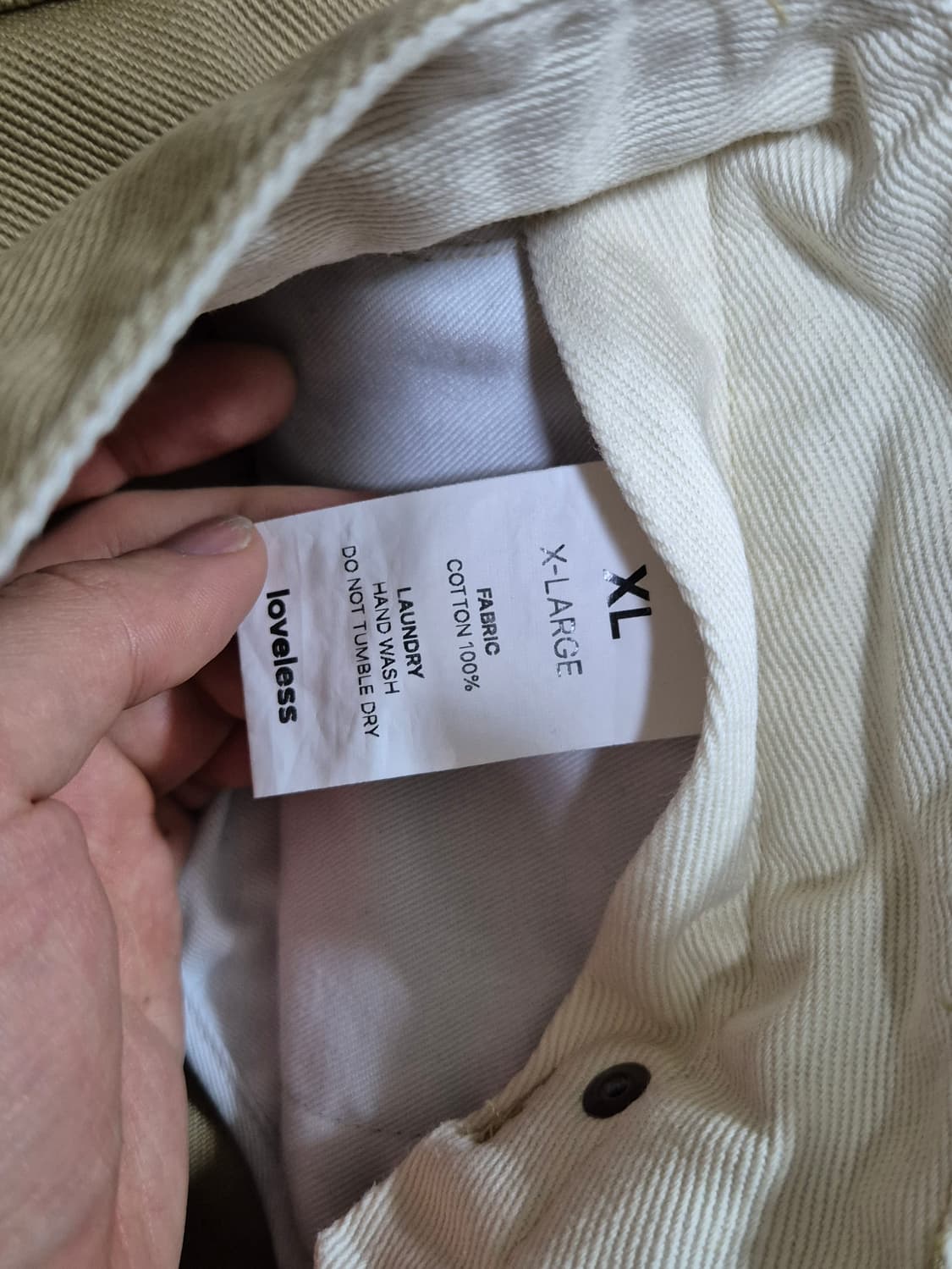 Lofi 제플린 맥스 와이드 치노 팬츠 (베이지) XL사이즈 상품이미지4