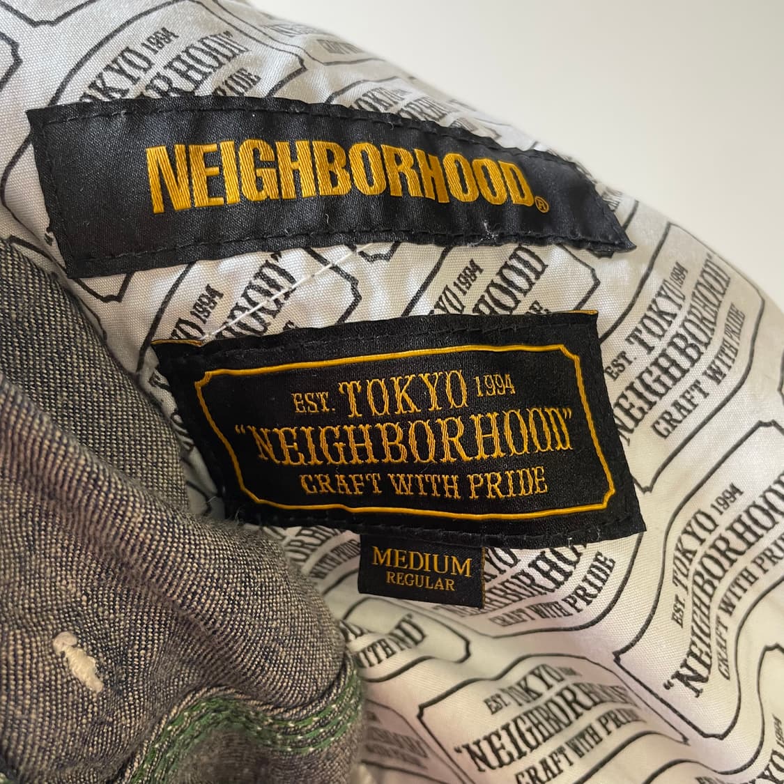 19s 네이버후드 유틸리티 신치백 데님팬츠 상품이미지8