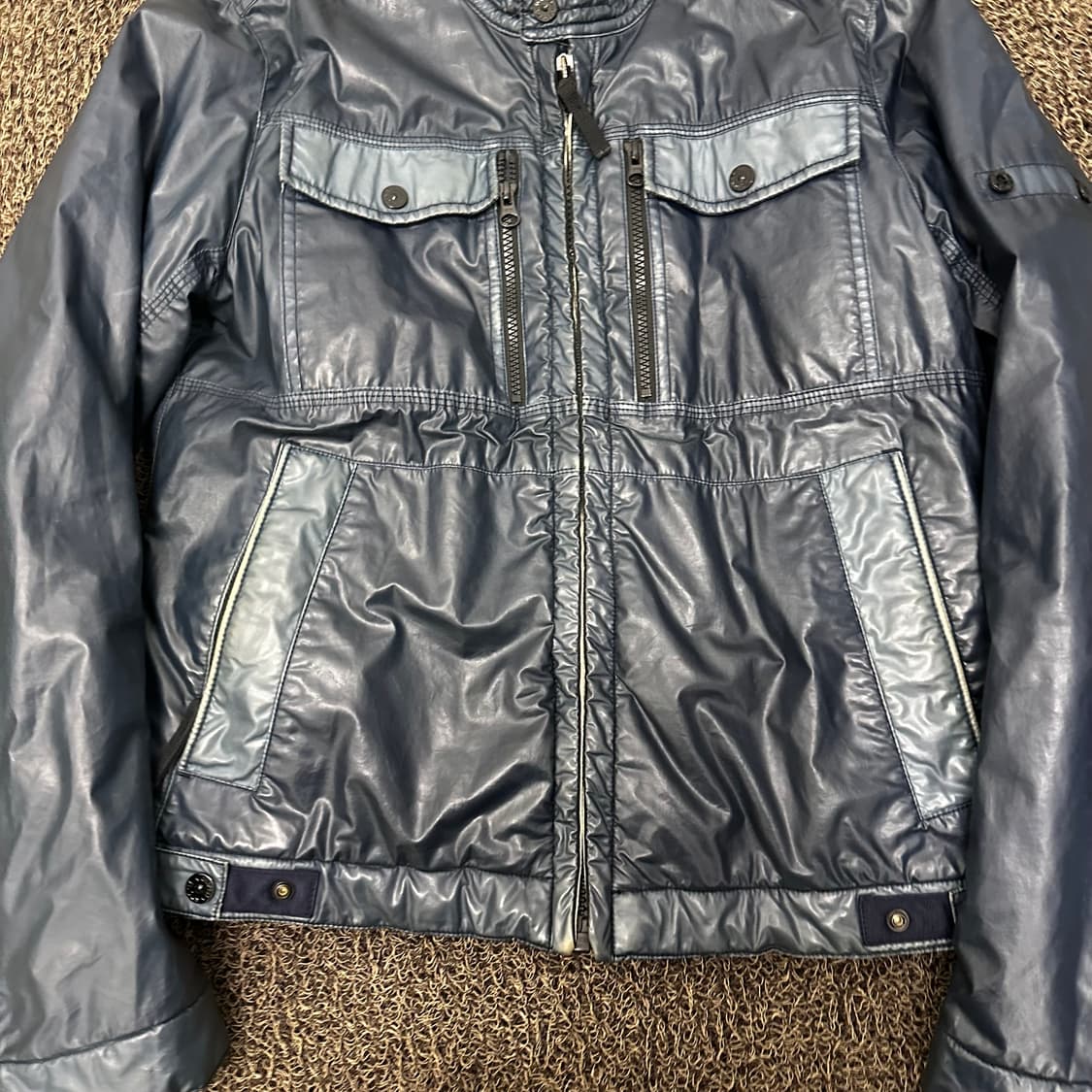 스톤아일랜드 무솔라고마타 점퍼 자켓 M 상품이미지3