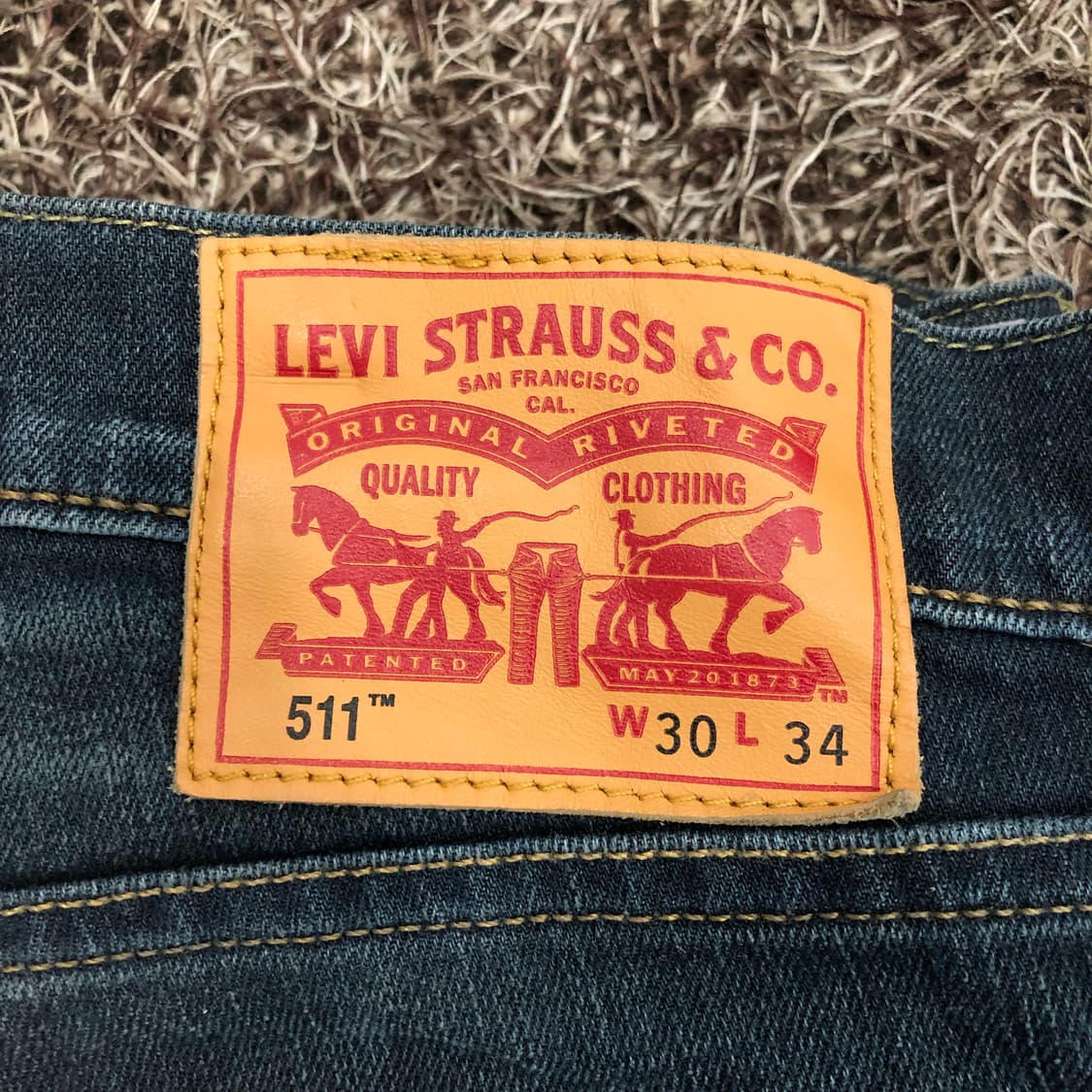 리바이스 511 워싱 데님 팬츠 상품이미지7