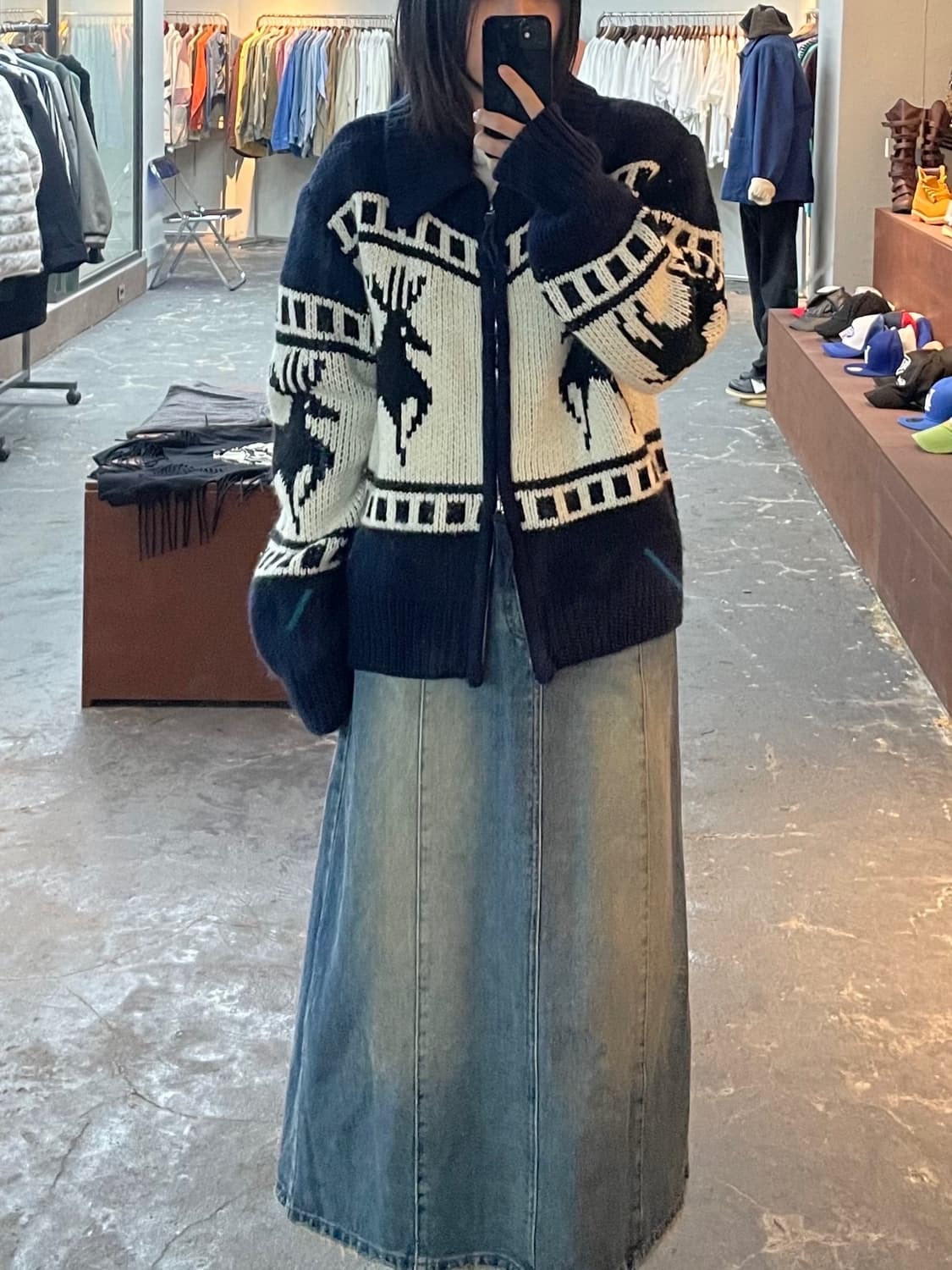 파르티멘토 코위찬 니트집업 H1164 상품이미지1