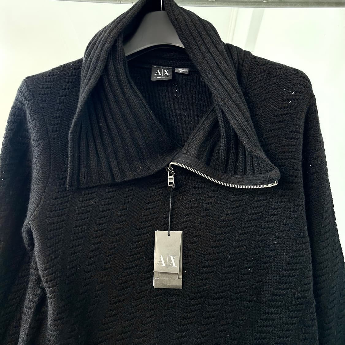 (새상품) 아르마니 익스체인지 넥지퍼 터틀넥 니트 상품이미지7